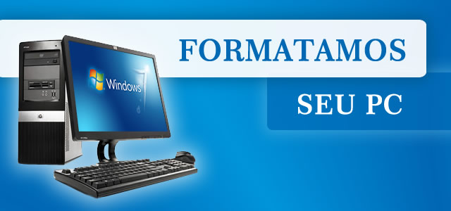 SERVICO DE FORMATACAO DE COMPUTADORES/NOTEBOOKS
